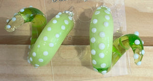 Tentacle earring - Light Green